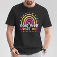 Read Your Heart Out Rainbow Teacher Reading Book Lover Men Women Girls Kids T-Shirt Unique Gifts