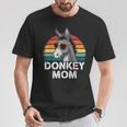 Retro Donkey Mom Sunglasses Cool Mom Retro Vibes Cool T-Shirt Unique Gifts