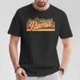 Romakyline & Italia Retrotripes Recuerdo De Roma Italia Camiseta unisex Regalos divertidos