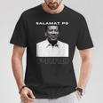 Salamat Po Prrd ありがとう社長ドゥテルテ・ピノイピネー Tシャツ 面白い贈り物