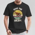 Save The Okapi コンゴキリン オカピ Tシャツ 面白い贈り物