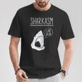 Sharkasm I Lovealad面白い皮肉なシャークスタジオ 長袖tシャツ Tシャツ 面白い贈り物