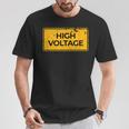 Snirt 高電圧tシャツ 高電圧 高電圧 Tシャツ 面白い贈り物