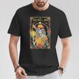 Softball Mom Tarot Card Skeleton Sports Mom Game Day T-Shirt Personalized Gifts