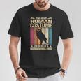 This Is My Human コスチューム I'm Really A Burrowing Owl 長袖tシャツ Tシャツ 面白い贈り物
