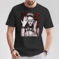 Trendy Floral Beast Girl Photo Tシャツ 面白い贈り物