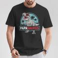 Uomo Divertente Papasaurus Cool Dinosauro Papà Maglietta Regalos divertidos
