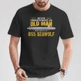 Ussシーウルフssn-21サブマリン 長袖tシャツ Tシャツ 面白い贈り物