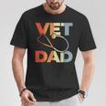 Veterinario Papà Medicoeterinario Maglietta Regalos divertidos