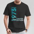 Vintage 50 Birthday I Limited Edition December 1973 長袖tシャツ Tシャツ 面白い贈り物