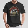 Vintage Retro Papà Livellobloccatoideo Gamer Gaming Papà Maglietta Regalos divertidos