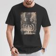 Y2k Hip Hop Fashionヒップホップ メンズ レディース ストリートウェア レトロホラー モンスター タコ Tシャツ 面白い贈り物