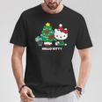 【クリスマス特集】Usデザイン ハローキティ クリスマスツリー Tシャツ 面白い贈り物
