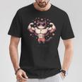 【面白tシャツ】マッチョ猫 面白い おもしろ 服 ネタ Tシャツ 面白い贈り物