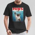 かわいいシャム猫パウズパロディー 猫好きのための猫のミームユーモア Tシャツ 面白い贈り物