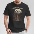 かわいいセイブ ザ プラネット ラッコ Tシャツ 面白い贈り物