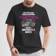 このプリンセスはオートバイブーツを身に着けていません ガラスのスリッパは面白い Tシャツ 面白い贈り物