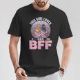 この少女は彼女のbffを愛している 友情 チーム 格言 友人 親友 Tシャツ 面白い贈り物