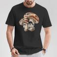 しいたけ きのこ狩り 菌類 イラスト しいたけ Tシャツ 面白い贈り物