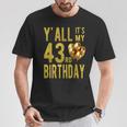 みんな私の43歳の誕生日面白いハッピー43歳の誕生日 Tシャツ 面白い贈り物