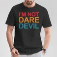 アイム・ノット・デアデビル・アパレル Tシャツ 面白い贈り物