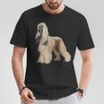 アイ・ラブ・アフガン・ハウンド Tシャツ 面白い贈り物