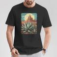アガベ モンタナ山 アガベ 多肉植物 メキシカン Tシャツ 面白い贈り物