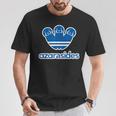 アザラシデス Azarasides《ブルー 青》ゴマちゃん ブランド パロディ 面白い かわいい Tシャツ 面白い贈り物