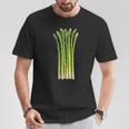 アスパラガス 野菜 グラフィックアート アスパラガス Tシャツ 面白い贈り物