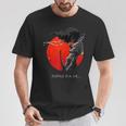 アフロサムライ アニメ 日本武士道戦士 ストリートウェア Tシャツ 面白い贈り物