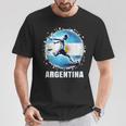 アルゼンチン選手のためのアルゼンチンシャツ レトロ ボーイズ アルゼンチン Tシャツ 面白い贈り物