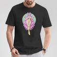 イースターエッグ ウサギ ヴィンテージ ピンナップ バニー スーツ ファンタジーガール Tシャツ 面白い贈り物