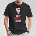 イート・スリープ・バカラ・リピート-バカラは私のゲームカードゲーム Tシャツ 面白い贈り物