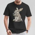 ウサギの大麻 Tシャツ 面白い贈り物