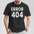 エラー404 長袖tシャツ Tシャツ 面白い贈り物