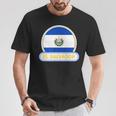 エルサルバドル国バッジ エルサルバドル国旗 Tシャツ 面白い贈り物