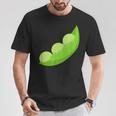 エンドウ豆のさや Tシャツ 面白い贈り物