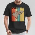 オカリナ レトロ Tシャツ 面白い贈り物