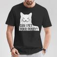 オマンコを撫でてもいい？ Tシャツ 面白い贈り物