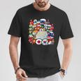 カントリーボールアジアの国民集合写真 Tシャツ 面白い贈り物