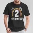 キッズ 2歳 誕生日 男の子 レーシング スピードメーター Tシャツ 面白い贈り物