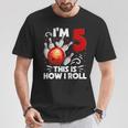 キッズ 5歳の誕生日 男の子 ボウリング This Is How I Roll 5歳 Tシャツ 面白い贈り物