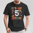 キッズ 5歳の誕生日シャツ男の子キッズ幼児5歳の誕生日男の子 Tシャツ 面白い贈り物