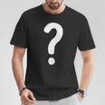 クエスチョンマーク シャツ カップル 男性 女性 キッズ Guess Who コスチューム Tシャツ 面白い贈り物