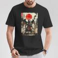 クトゥルフ・サムライ、ヴィンテージ・日本のラブクラフト・ホラー Tシャツ 面白い贈り物