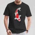 クハク 紅白鯉 Tシャツ 面白い贈り物