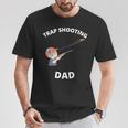 クレイトラップ 射撃 お父さん アウトドア スポーツ メンズ 長袖tシャツ Tシャツ 面白い贈り物