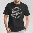クレイトン・カーショウ ロサンゼルス ベースボールロック Mlbpa Tシャツ 面白い贈り物