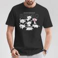 クレヨンしんちゃん いろいろシロ 長袖tシャツ Tシャツ 面白い贈り物