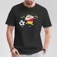 クレヨンしんちゃん しんちゃんとサッカー Tシャツ 面白い贈り物